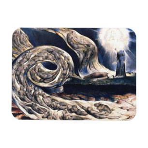William Blake Liebhaber-Wirbelsturm illustriert Hö Magnet