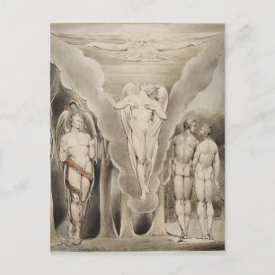 William Blake: Milton's Paradise Lost Postkarte