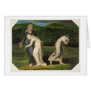 William Blake   Naomi suppliant Ruth et Orpah à