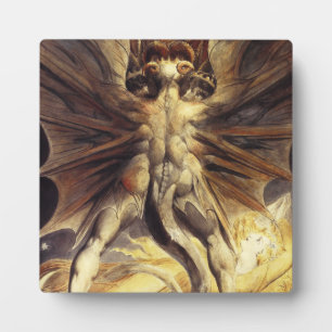 William Blake Red Dragon Plaque Fotoplatte
