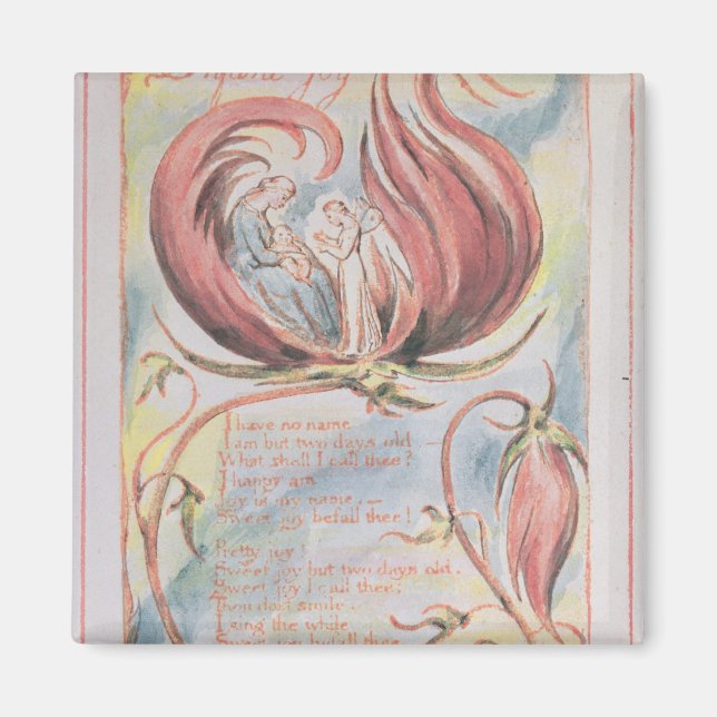 William Blake | Songs of Innocence; Säugling Joy,  Magnet (Vorne)