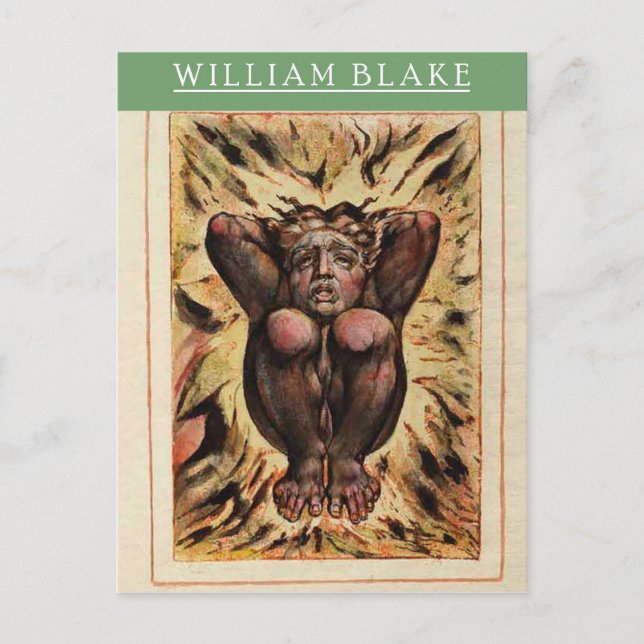 William Blake Urizen Postcard Postkarte (Vorderseite)