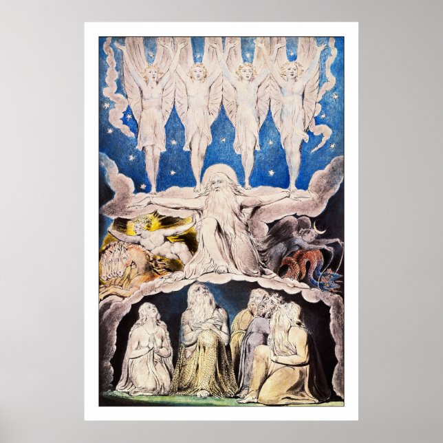 William Blake: Wenn die Morgenstars sangen.. Poster (Vorne)