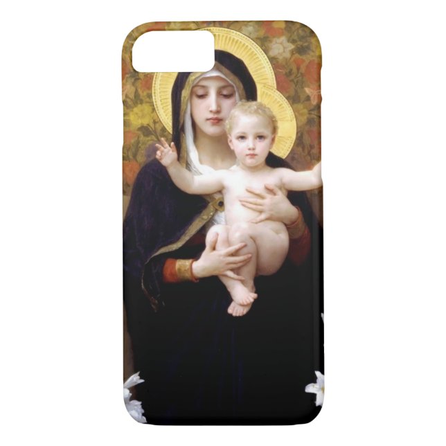 William Bouguereau- Madonna der Lilien Case-Mate iPhone Hülle (Rückseite)