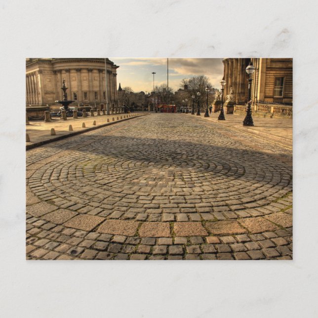 William Brown Street Liverpool Postkarte (Vorderseite)