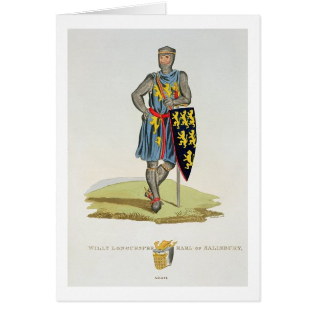 William de Longuespee, 3ème comte de Salisbury (Devant)