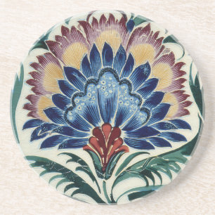William De Morgan Oriental Blume Getränkeuntersetzer