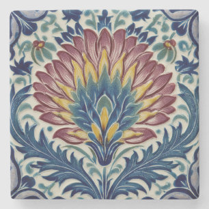 William De Morgan Oriental Blume Steinuntersetzer
