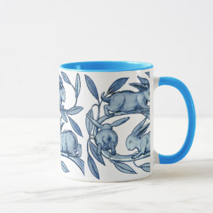 William De Morgan Rabbits Tasse