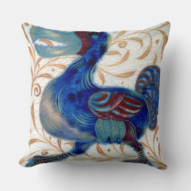 William De Morgan The Dodo-Kissen Kissen (Vorderseite)