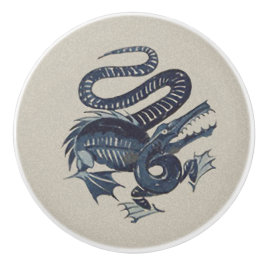 William De Morgans "Croco-Duck"-Keramik Knob Keramikknauf