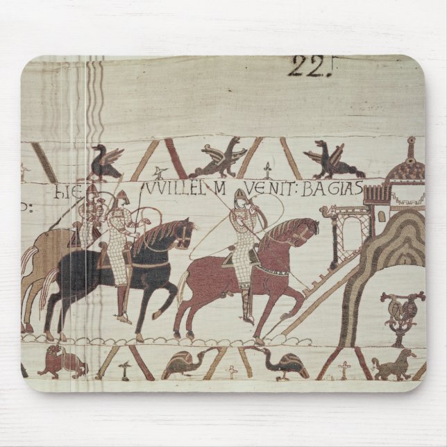 William der Eroberer kommt in Bayeux an Mousepad (Vorne)
