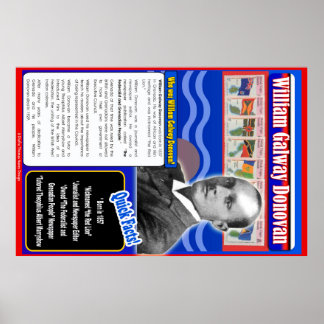 William Galway Donovan Biografie Poster