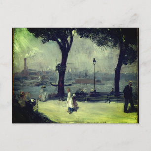 William Glackens - East River Park (um 1902) Postkarte