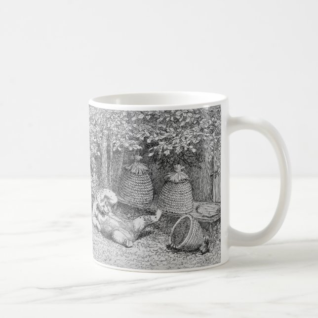William H. Beard - Bear Stung by Bies Kaffeetasse (Rechts)