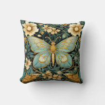 William Harris Butterfly Art Coussin