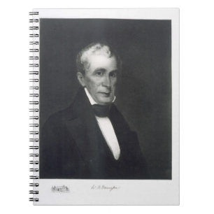 William Henry Harrison, 9. Präsident vereinigen Notizblock