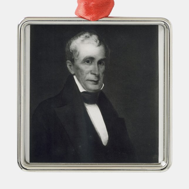 William Henry Harrison, 9. Präsident vereinigen Ornament Aus Metall (Vorne)