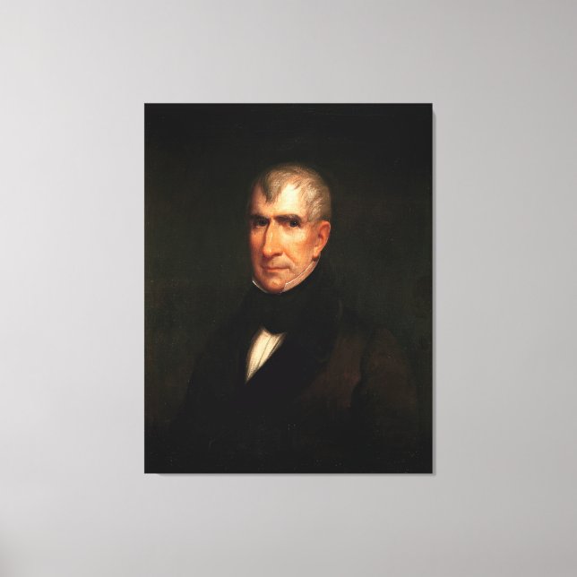 WILLIAM HENRY HARRISON von James Reid Lambdin Prin Leinwanddruck (Vorderseite)