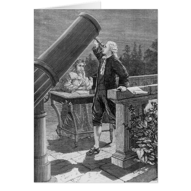 William Herschel découvre la planète Uranus (Devant)