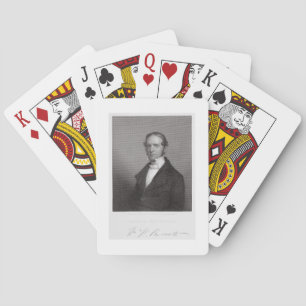 William Hickling Prescott, gestochen von Thomas B. Spielkarten