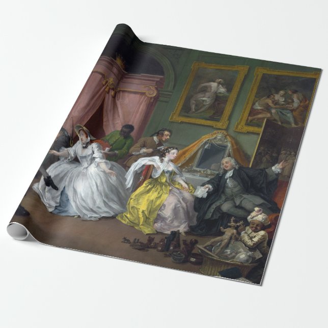 William Hogarth Ehe à-la-Mode The Countess's Geschenkpapier (Ungerollt)