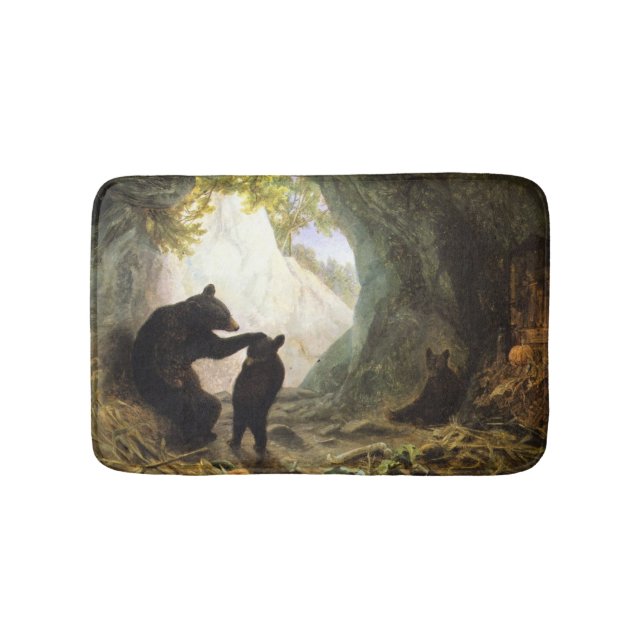 William Holbrook Bart Bear and Cubs 1864 Badematte (Vorderseite)
