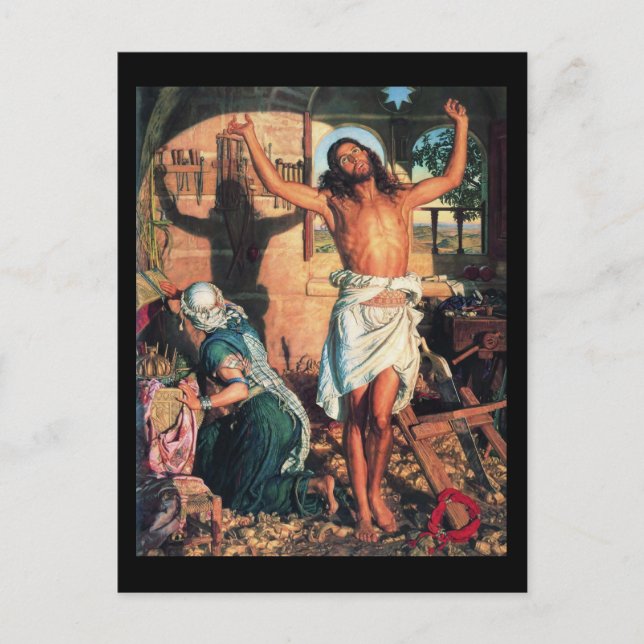 William Holman Hunt Der Schatten des Todes Postkarte (Vorderseite)