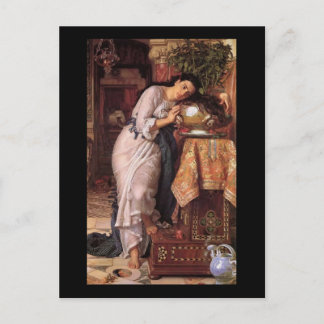 William Holman Hunt Isabella und der Pot of Basil Postkarte