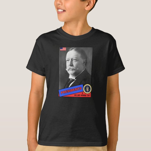 William Howard Taft Baseball Card T-Shirt (Vorderseite)