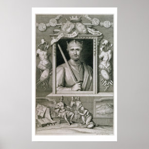 William I der Eroberer-(1027-87) König von England Poster