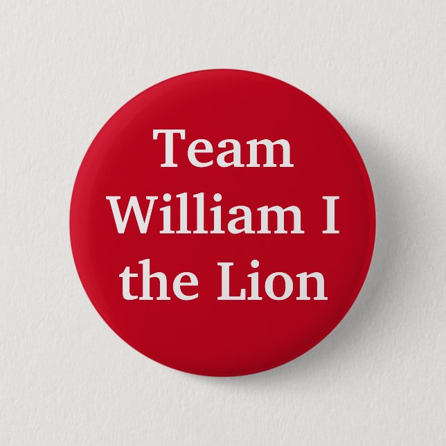 William I "the Lion", König von Schottland Button (Vorderseite)