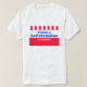 William J LePetomaine für Präsidenten T-Shirt (Design vorne)