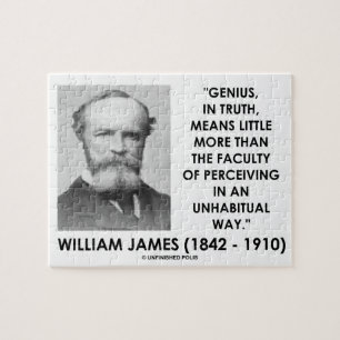 William James Genius, der eine ungewöhnliche Art w