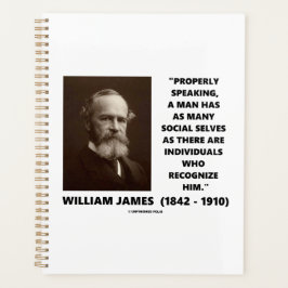 William James Viele soziale Selbst Zitat Planer