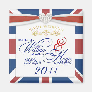 William & Kate - Gedenkmagnete Magnet