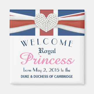 William & Kate - Royal Baby-Gedenkgeschenk Magnet