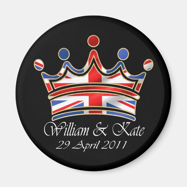 William & Kate Wedding Magnet (Vorne)