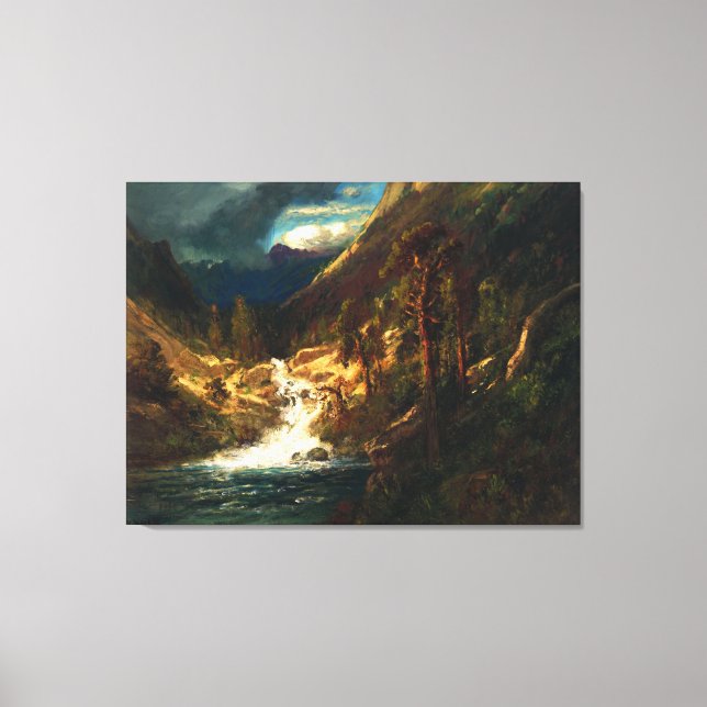 William Keith Hetch Hetchy Side Canyon II Leinwanddruck (Vorderseite)