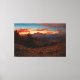 William Keith_Sunset on Mount Diablo Leinwanddruck
