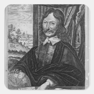 William Lilly Quadratischer Aufkleber