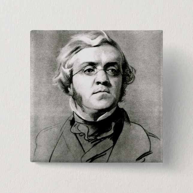 William Makepeace Thackeray Button (Vorderseite)