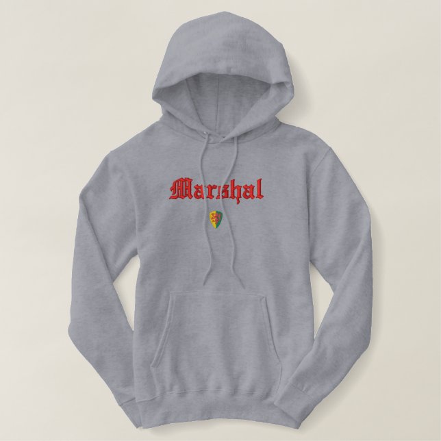 William-Marschall-Wappen stickte Hoodie (Design vorne)