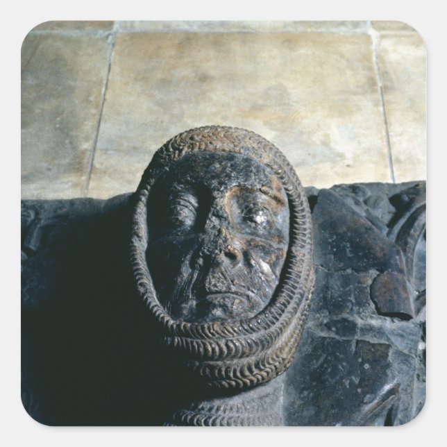 William Marshal Earl of Pembroke Quadratischer Aufkleber (Vorderseite)