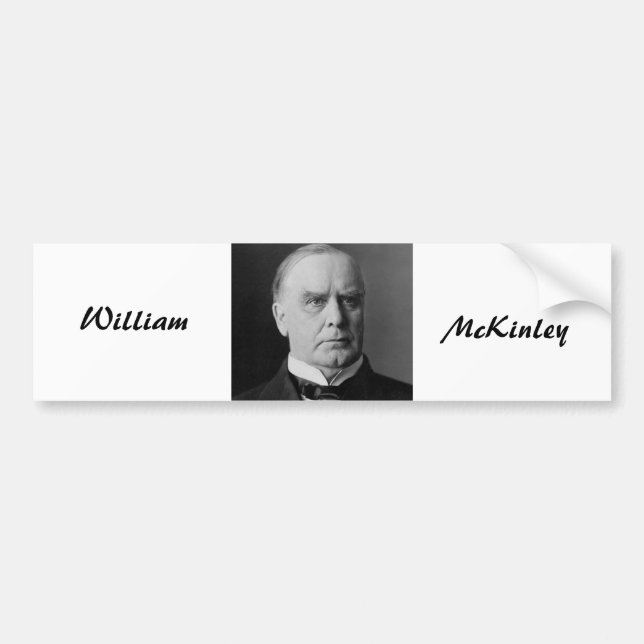 William Mckinley Autoaufkleber (Vorne)