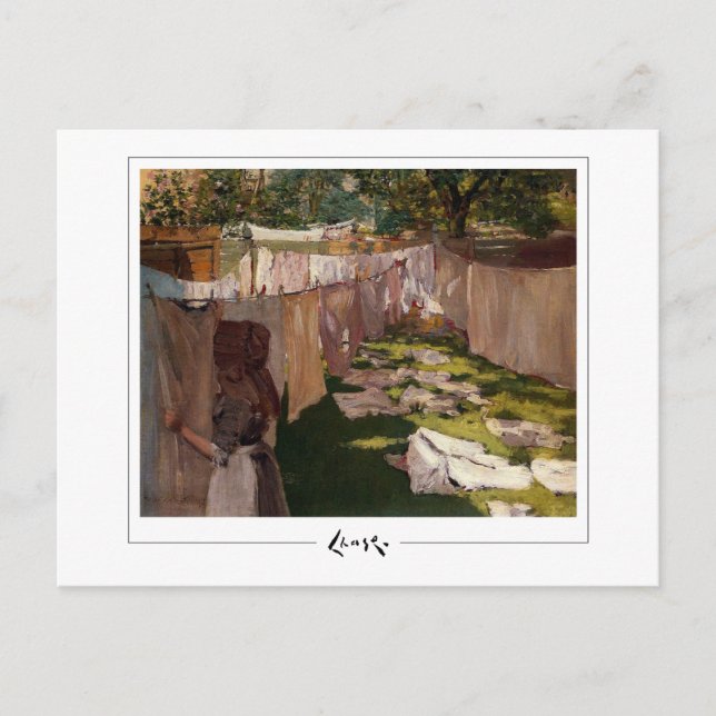 William Merritt Chase #53 - Fine Art Postcard Postkarte (Vorderseite)