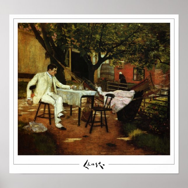 William Merritt Chase Zedign Art Poster #330 (Vorne)