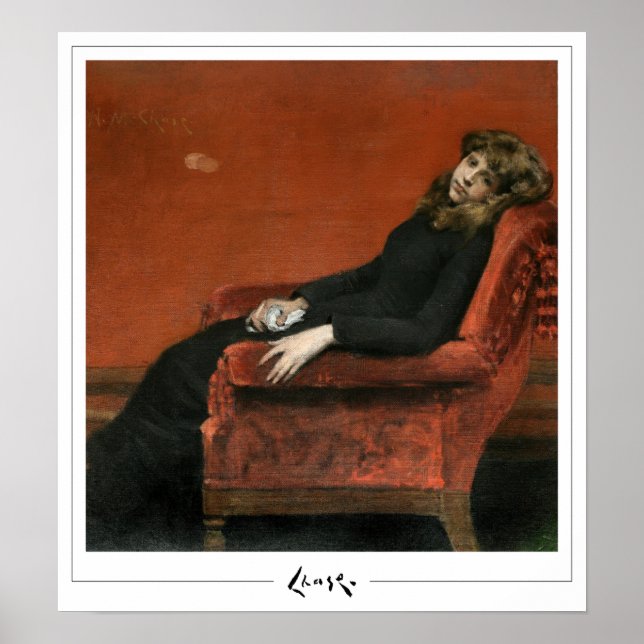 William Merritt Chase Zedign Art Poster #71 (Vorne)