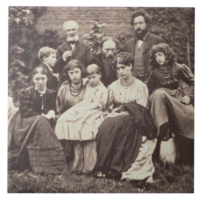 William Morris-(1834-96) Sir Edward Burne-Jones (1 Fliese (Vorderseite)