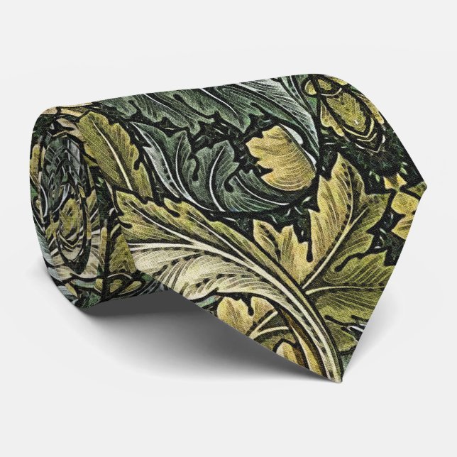 William Morris 1875 Acanthus cravate (Roulé)